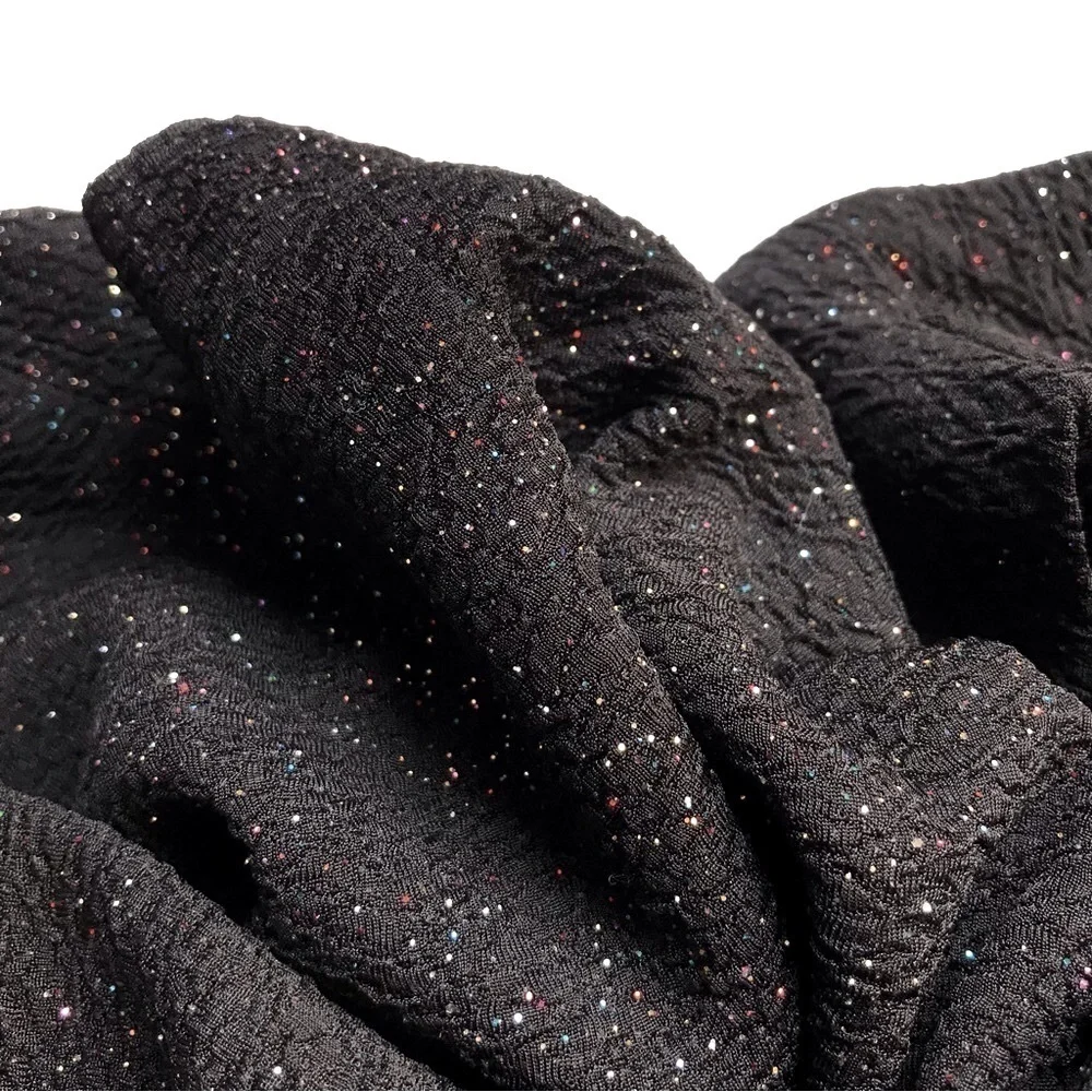 ZUNIE Multicolored Sparkly Black A-Line Keyhole Neck Party Dress GIRLS 16